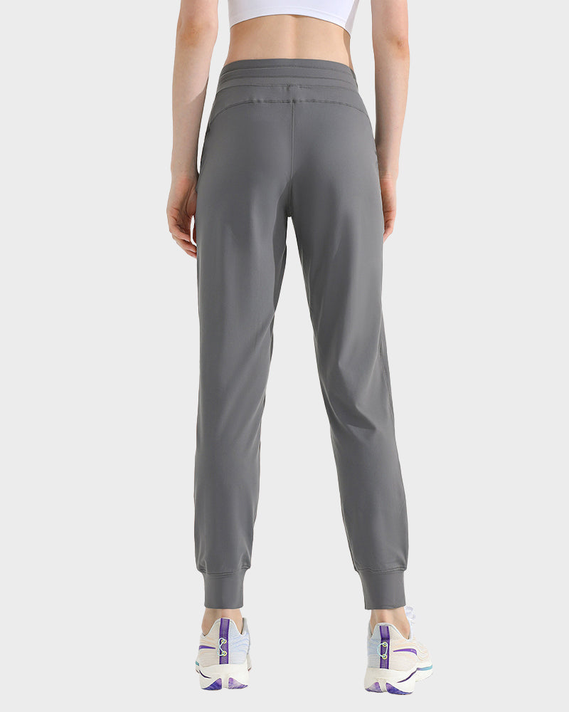Brushed Tapered Jogger Fitness Pants