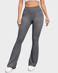 Butt-Lifting High Waist Bootcut Yoga Leggings