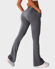 Butt-Lifting High Waist Bootcut Yoga Leggings
