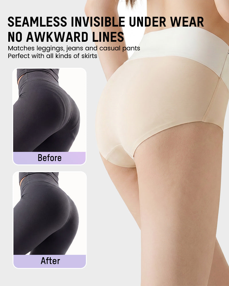 Color-Block One-Piece Tummy Control Briefs（5 Pack）