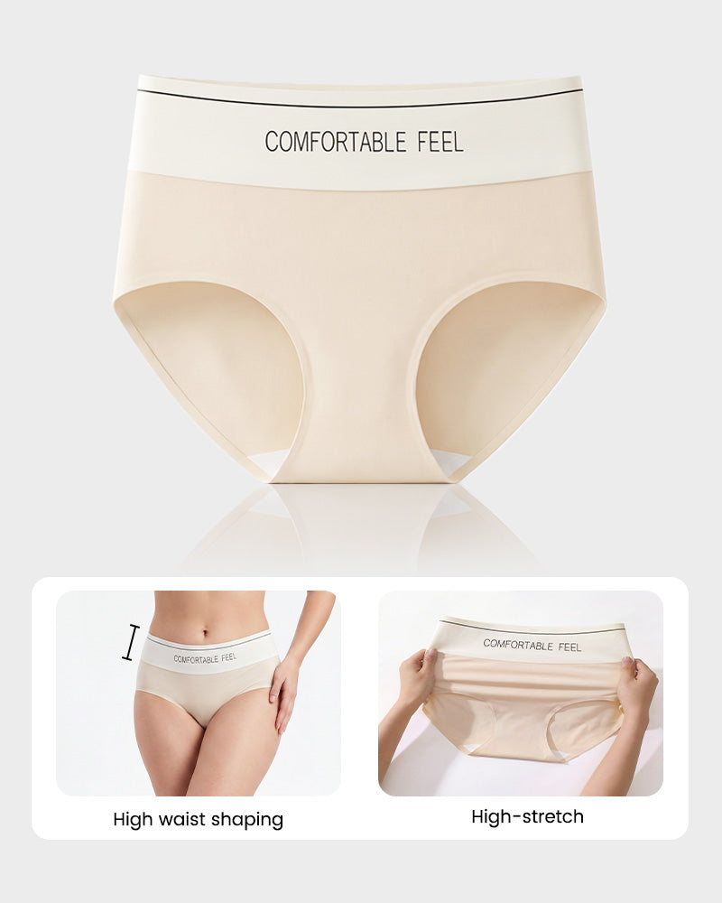 Color-Block One-Piece Tummy Control Briefs（5 Pack）
