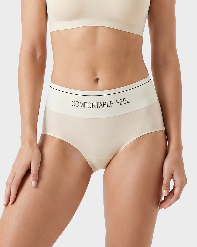 Color-Block One-Piece Tummy Control Briefs（5 Pack）