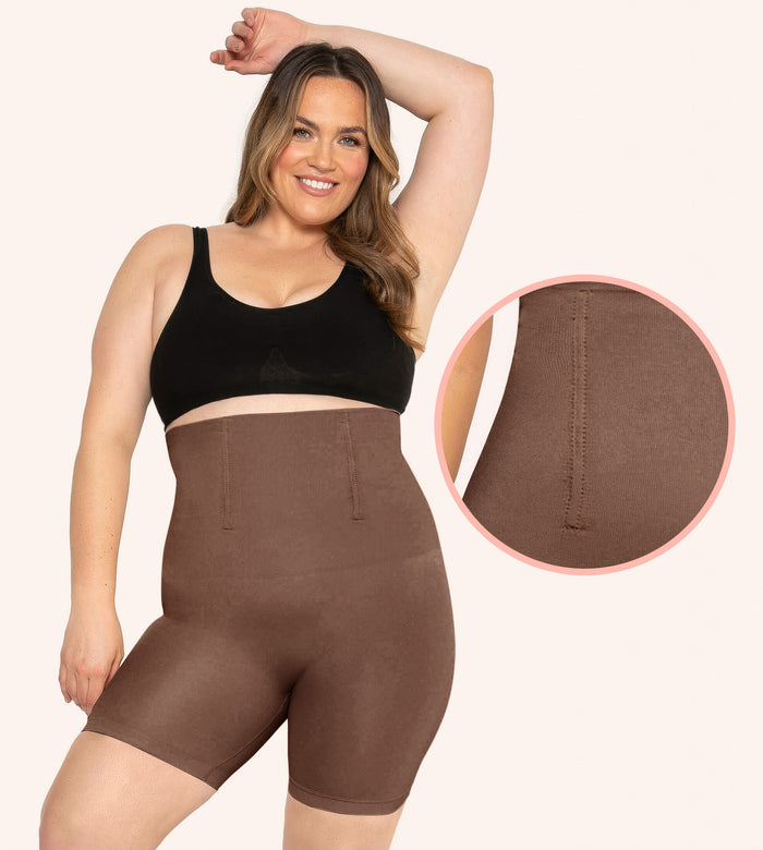 SheCurve® Comfort High-Waist Boned Shapewear Shorts