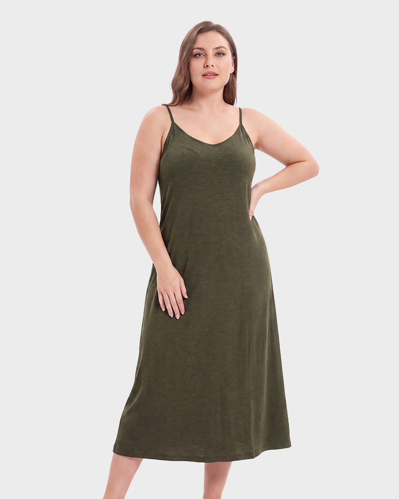 Cooling Modal Sleep Dress with Built-In Pads & Pockets