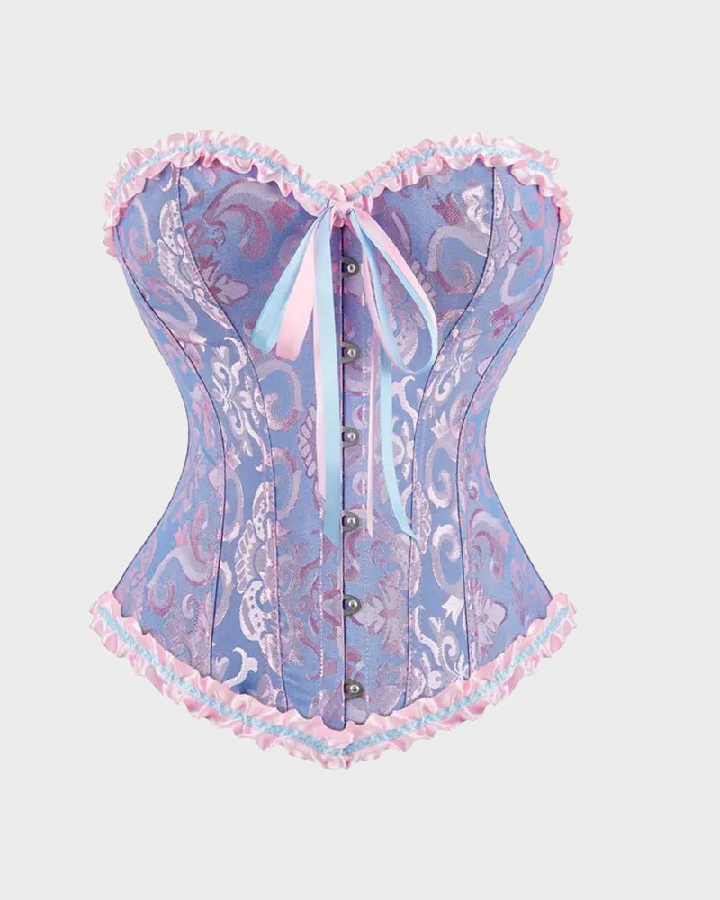 Corset Tops Lace Waist Push Up Shapewear