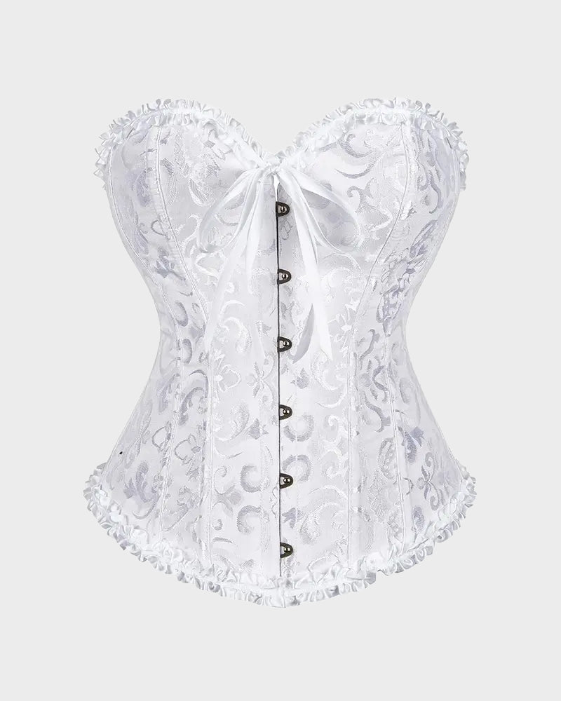Corset Tops Lace Waist Push Up Shapewear
