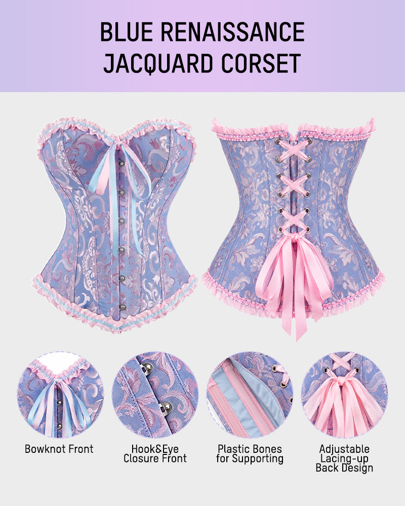 Corset Tops Lace Waist Push Up Shapewear