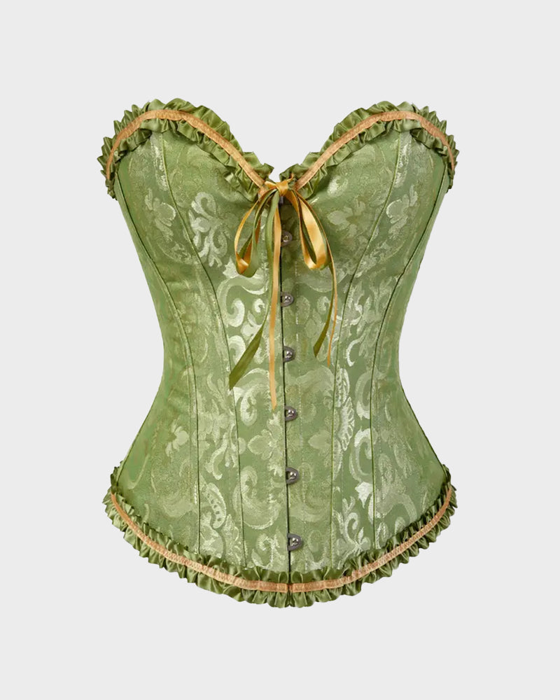 Corset Tops Lace Waist Push Up Shapewear