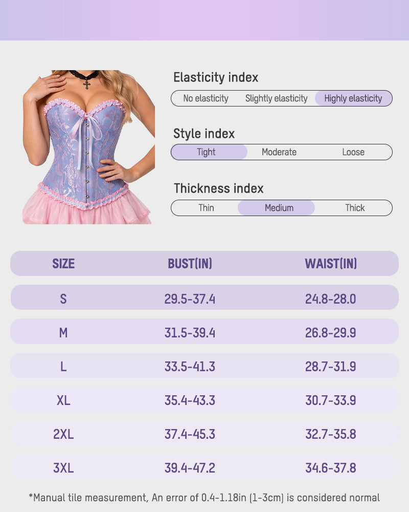 Corset Tops Lace Waist Push Up Shapewear