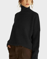 Cozy Turtleneck Knit Pullover Sweater