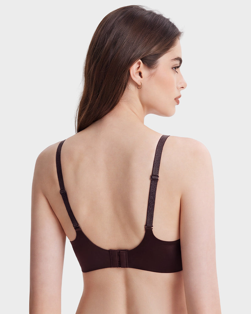 Deep-V Wireless Push-Up Bra