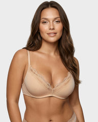 Deep V Lace Push-Up Bra