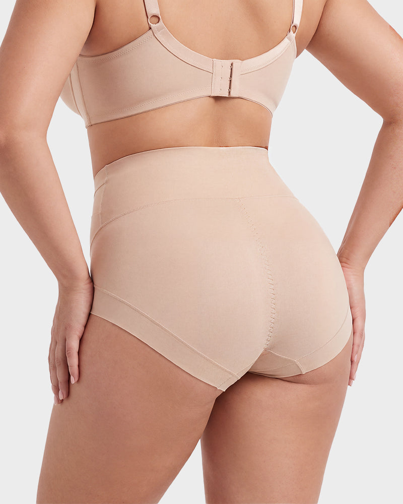 Double Sculpt High Waist Tummy Control Briefs（5-Pack）