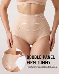 Double Sculpt High Waist Tummy Control Briefs（5-Pack）