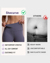 Fleece-Lined High-Waist Leggings with Pockets