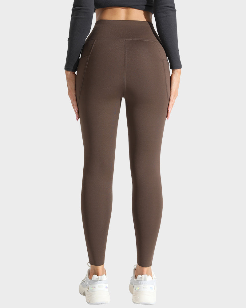 Fleece Lined High-Waist Thermal Yoga Leggings