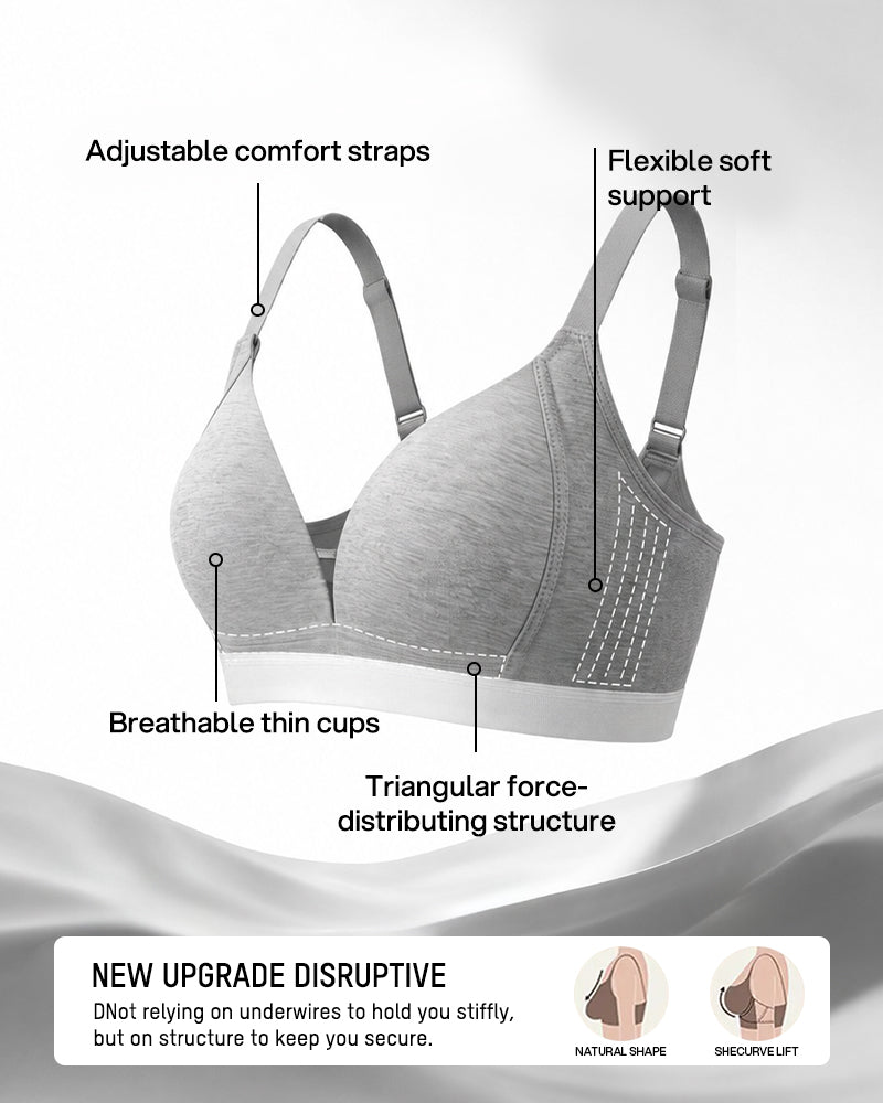 French Triangle Wireless Minimizer Bra