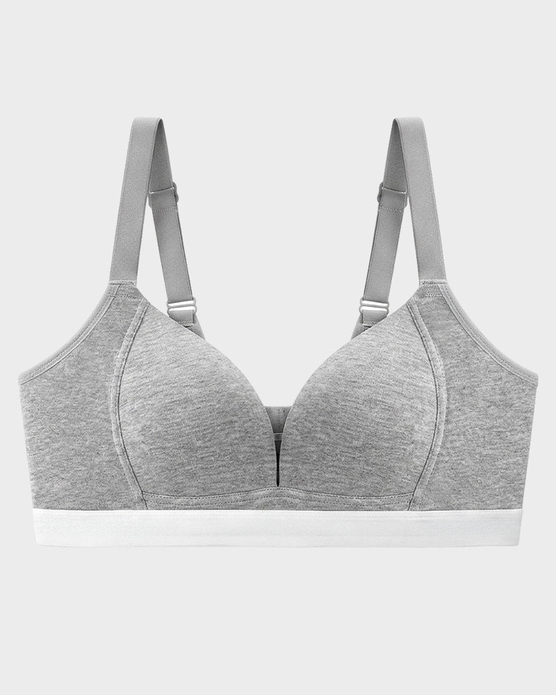 French Triangle Wireless Minimizer Bra