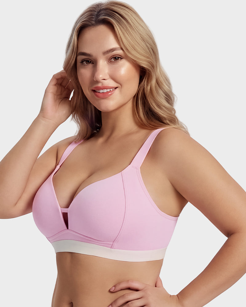 French Triangle Wireless Minimizer Bra
