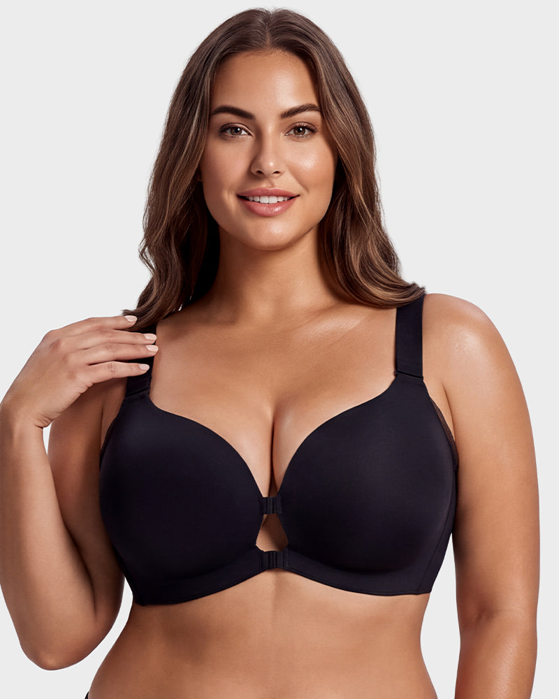 Front-Closure Adjustable Lift Bra