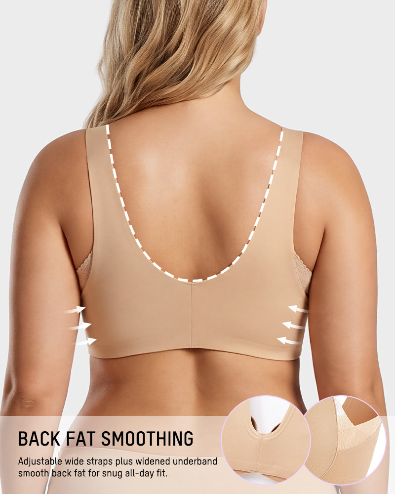 Front-Closure Adjustable Lift Bra