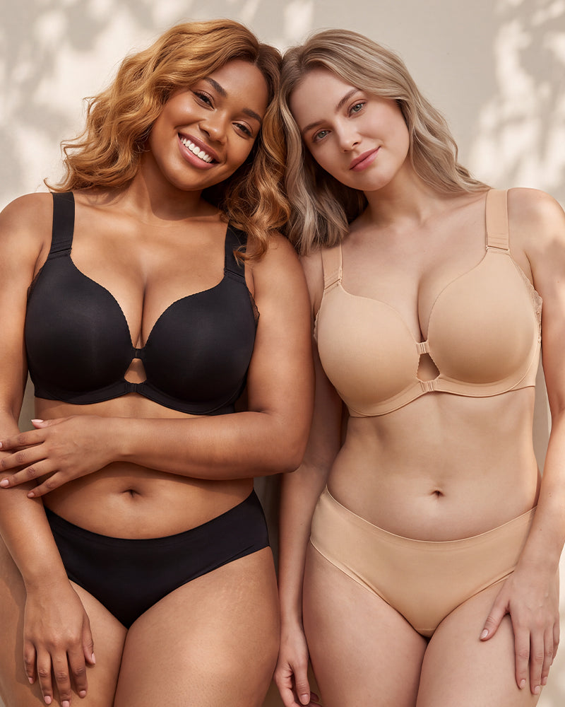Front-Closure Adjustable Lift Bra