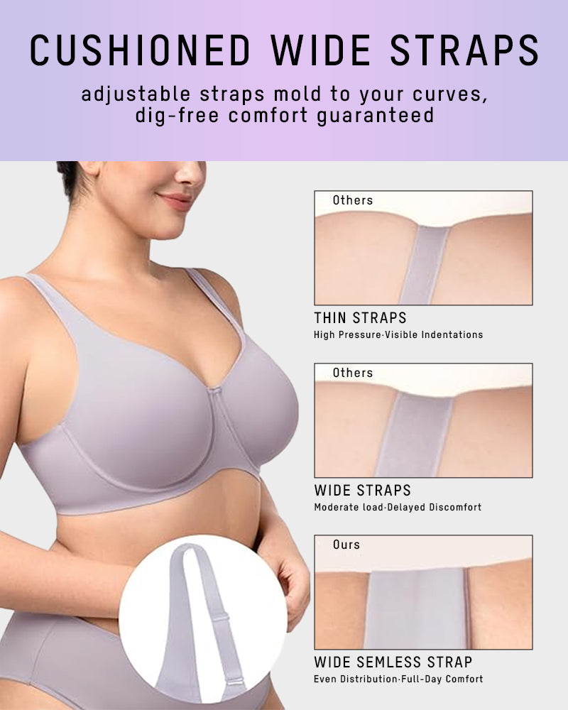 Full-Coverage No Padding Minimizer Bra