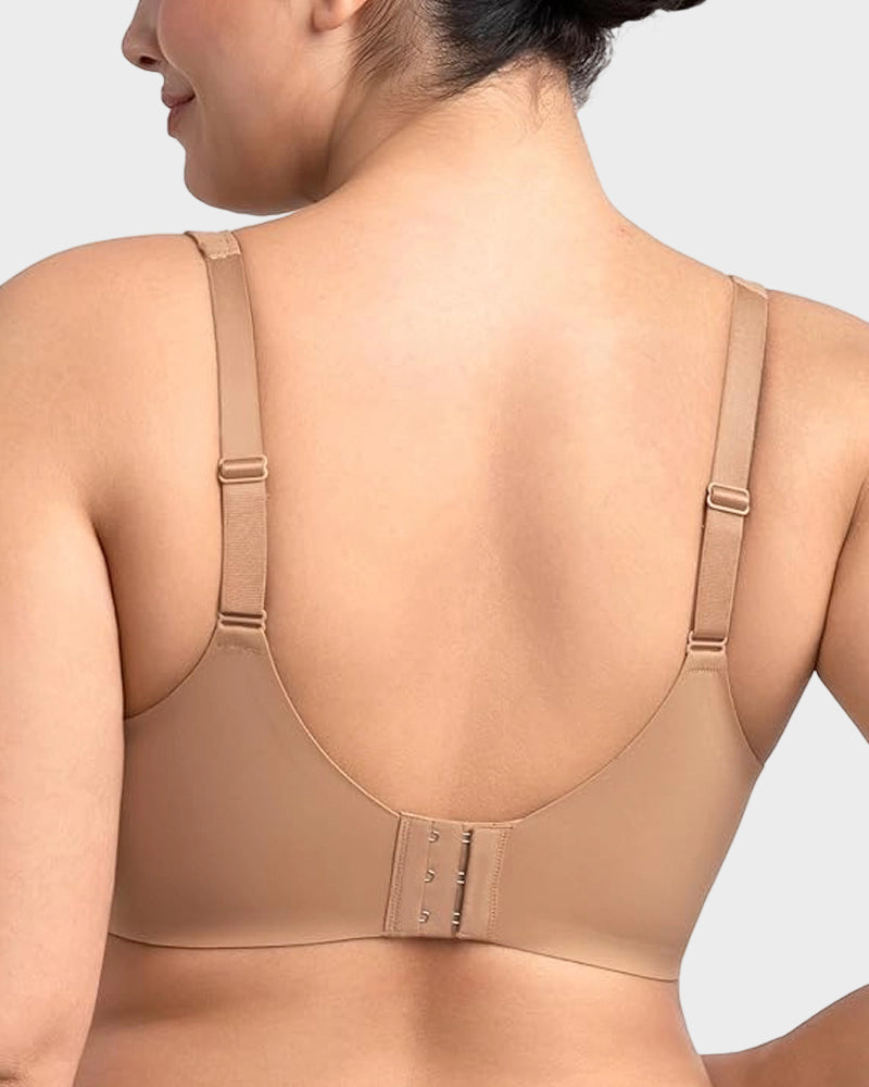 Full-Coverage No Padding Minimizer Bra