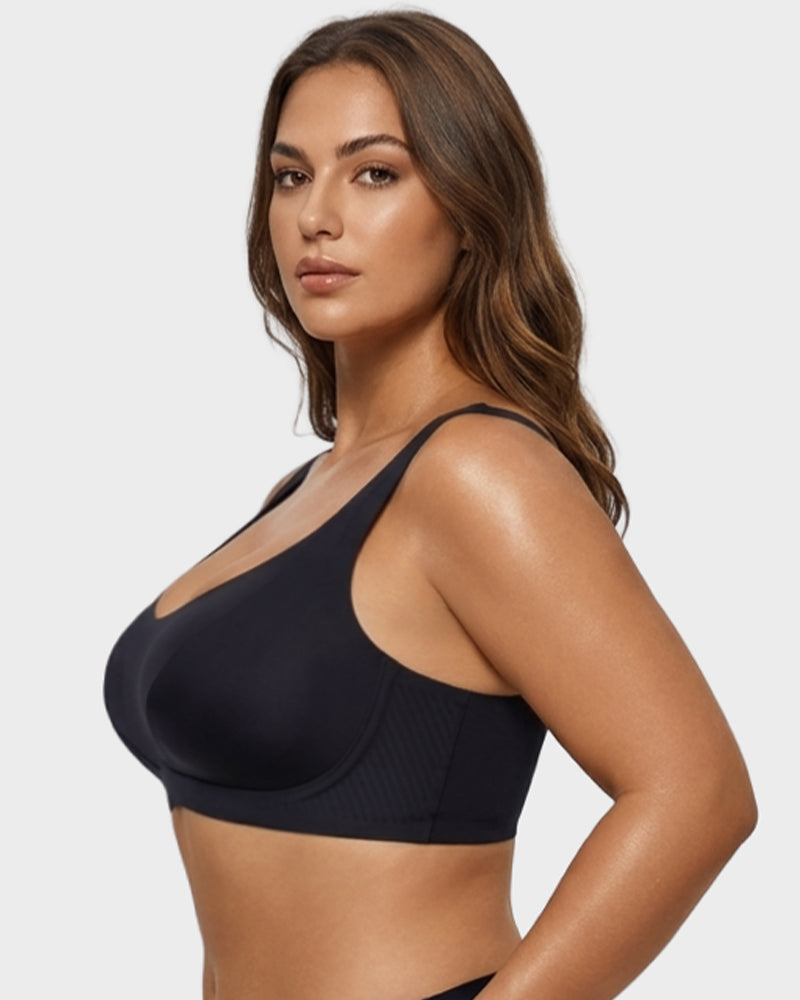 Fuller-Bust Wireless Smoothing Minimizer Bra