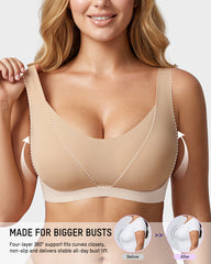 Fuller-Bust Wireless Smoothing Minimizer Bra