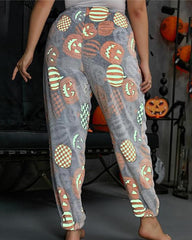 Halloween Glow-in-the-Dark Flannel Pajama Pants