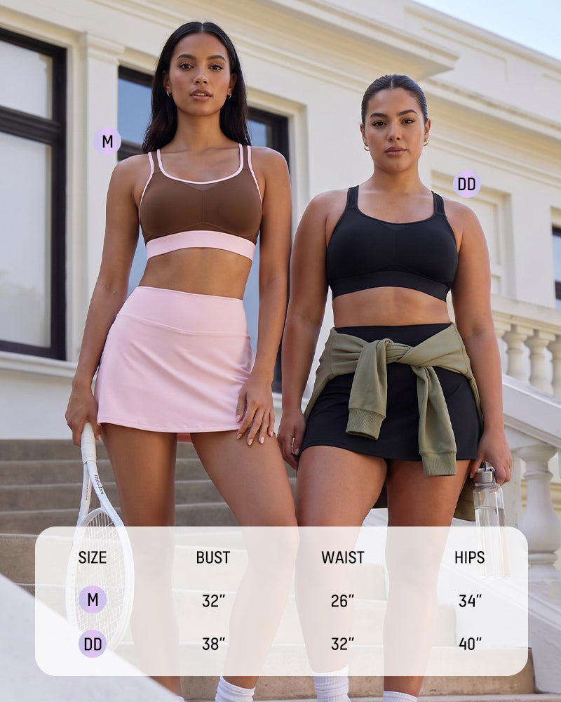 High-Impact Wireless Full-Coverage Racerback Sports Bra