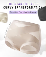 High-Waist Cross Compression Shaping Panties （6 Pack）
