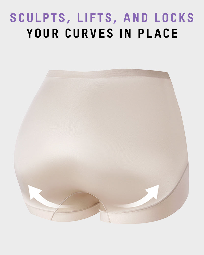 High-Waist Cross Compression Shaping Panties （6 Pack）