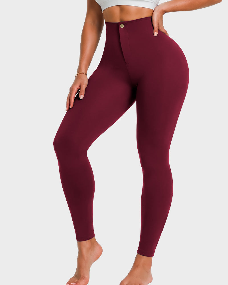High-Waisted Tummy Control Butt-Lift Shaping Leggings