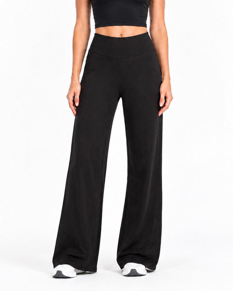 High-Waisted Wide-Leg Pants