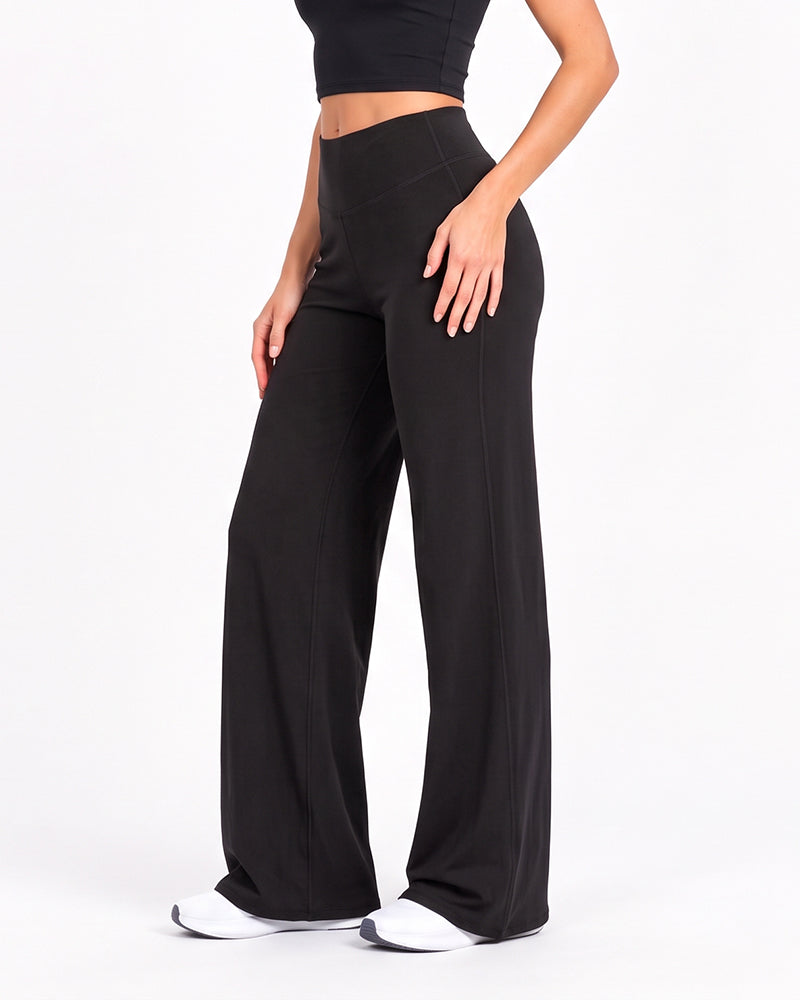 High-Waisted Wide-Leg Pants