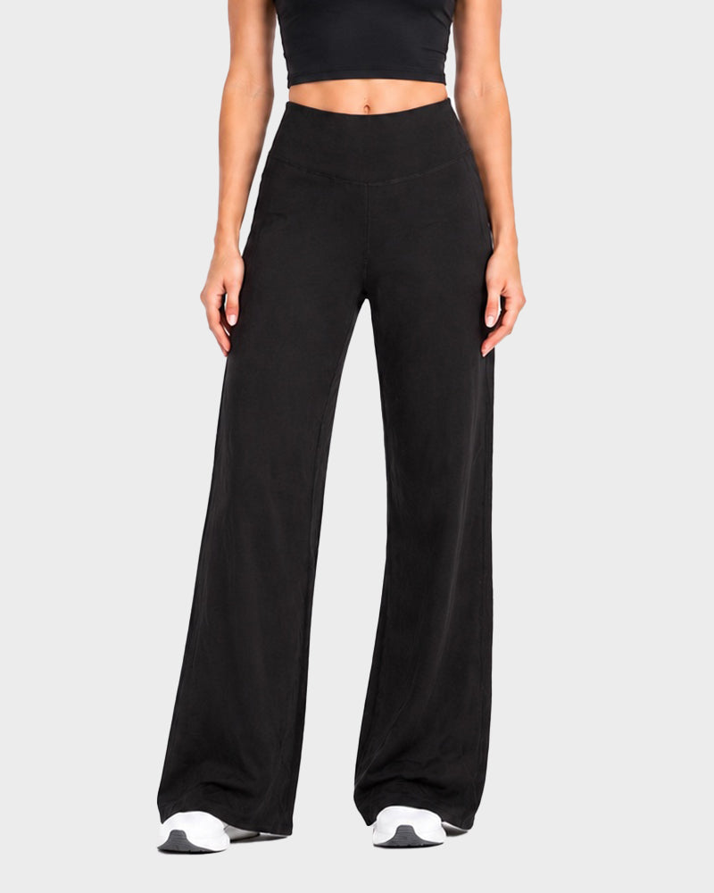 High-Waisted Wide-Leg Pants