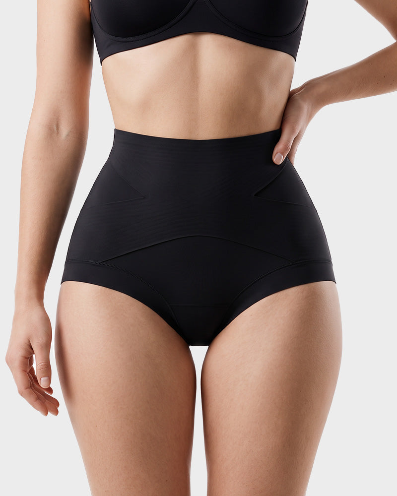 High-Waisted X-Band Seamless Shaping Briefs(6 pack)