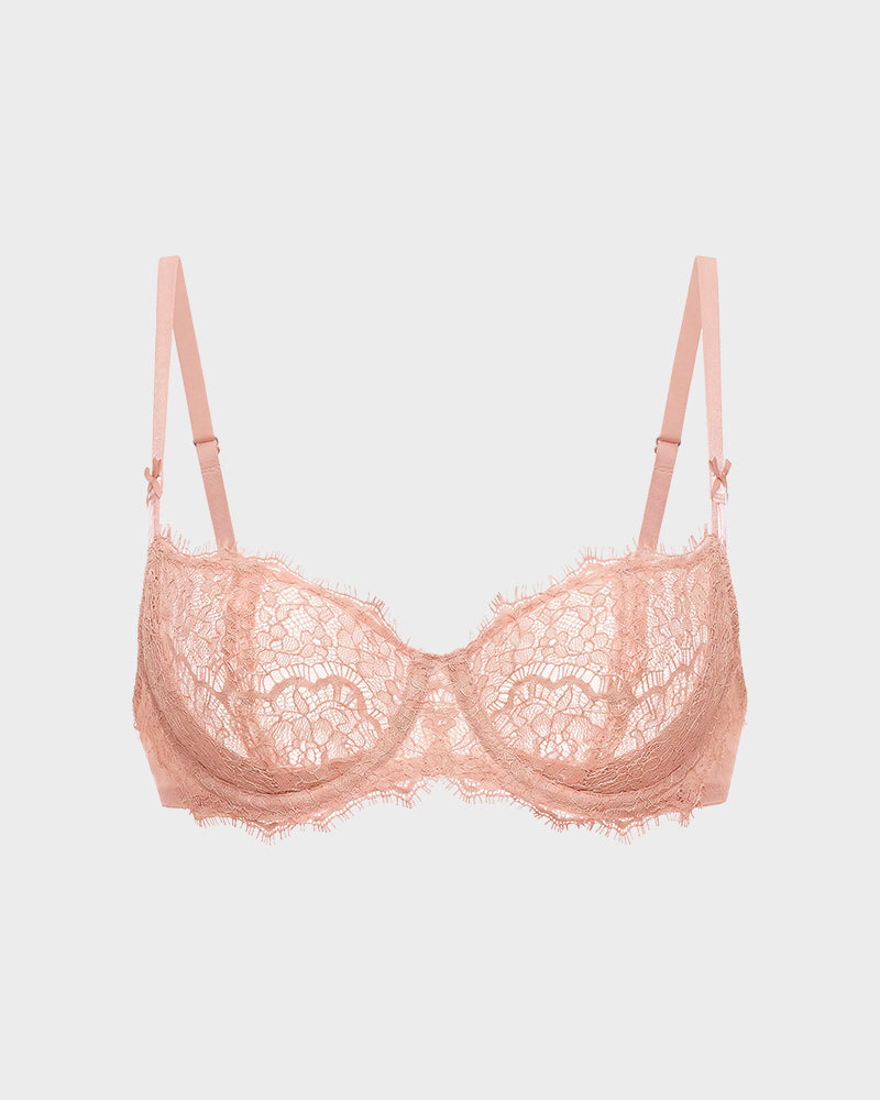Lace Unlined Balconette Bra