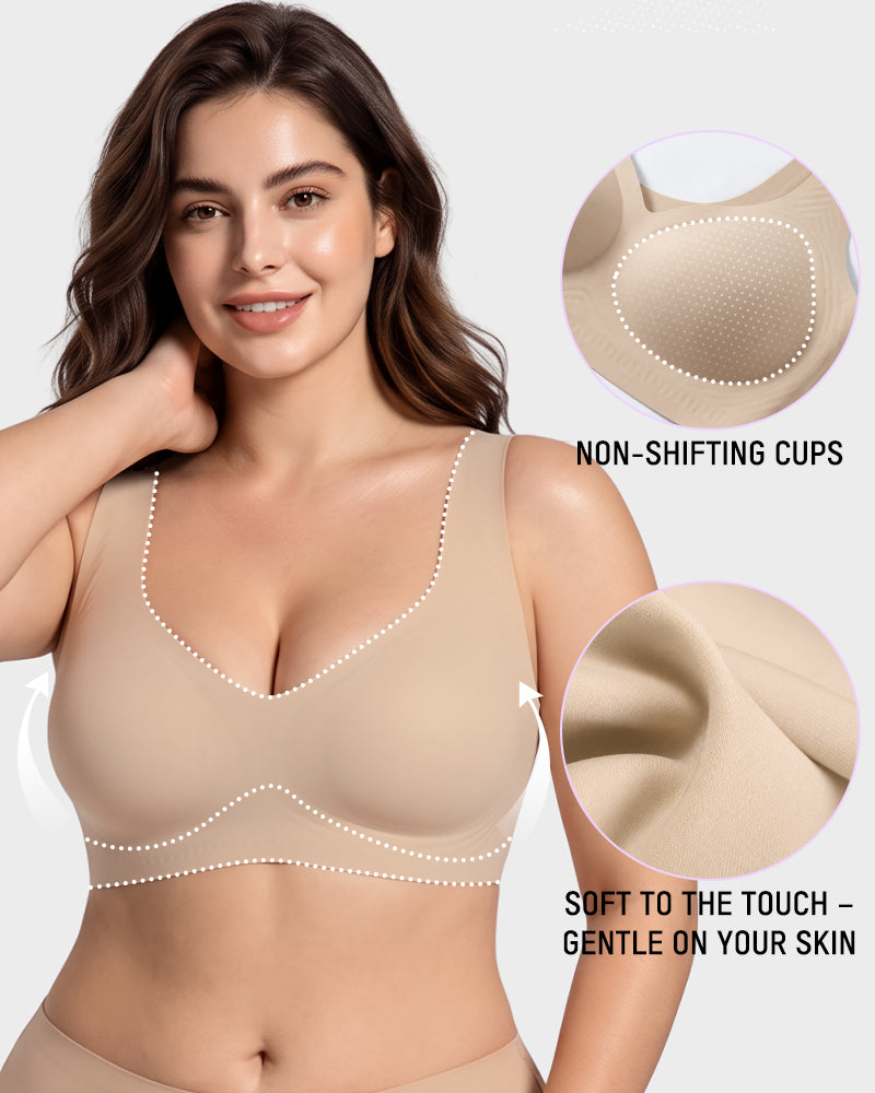 Wireless Lift Bra with Jelly Support