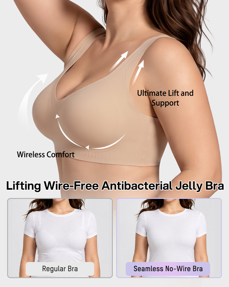 Wireless Lift Bra with Jelly Support