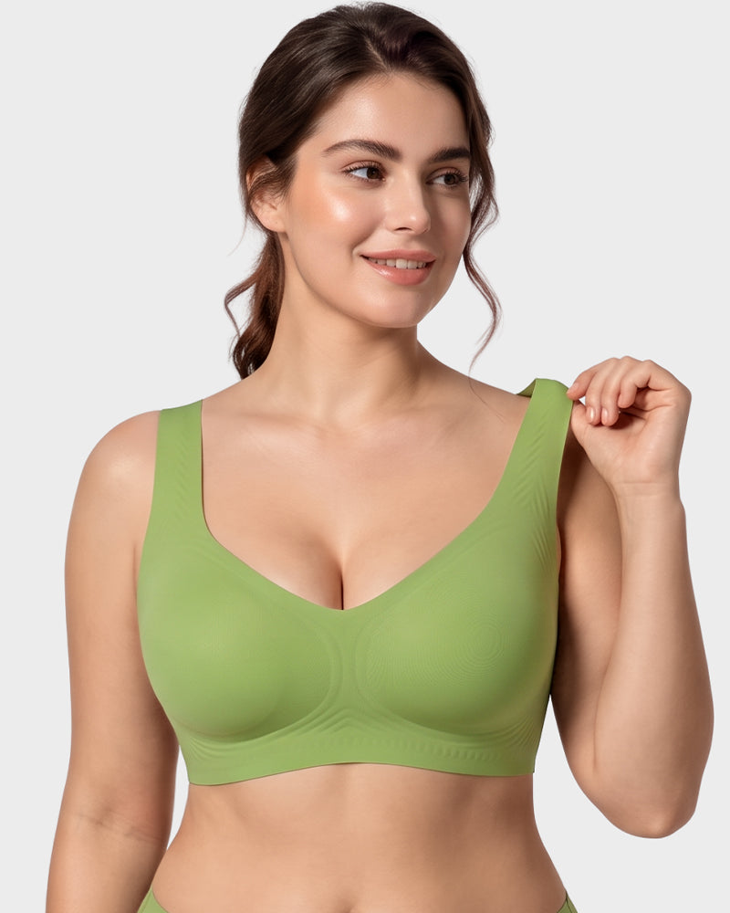 Lifting Wire-Free Antibacterial Jelly Bra