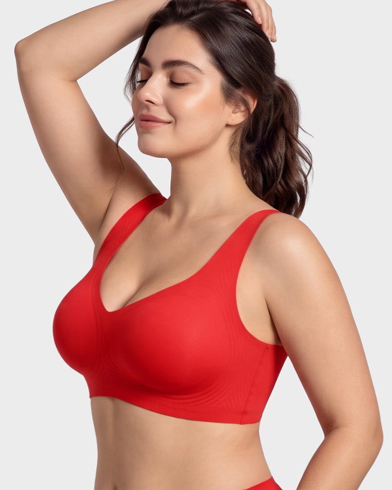 Lifting Wire-Free Antibacterial Jelly Bra