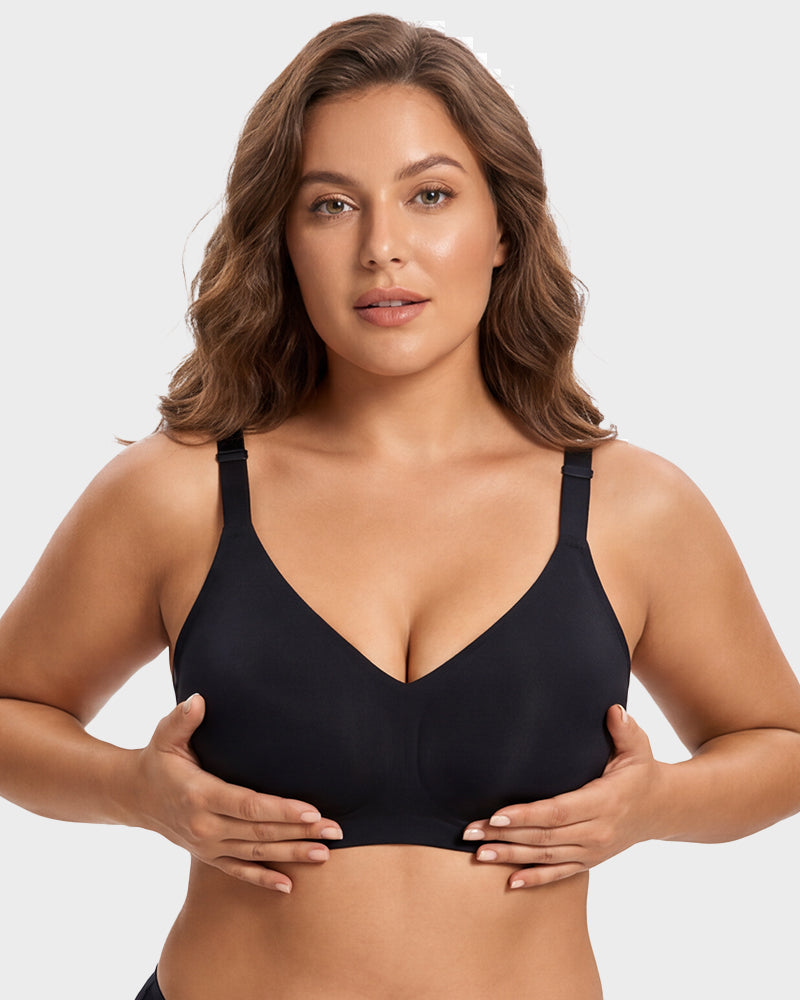 Lifting Wire-Free Antibacterial Jelly Bra Multipack