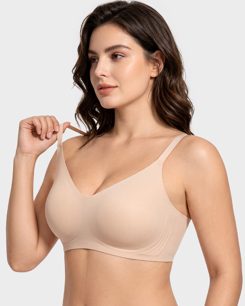 Lifting Wire-Free Antibacterial Jelly Bra Multipack