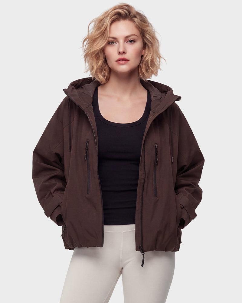 Lightweight Waterproof Hooded Jacket