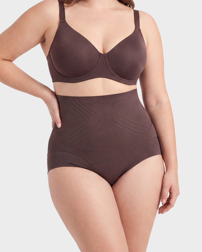 Liquid-Sculpt™ Tummy-Control Butt-Lift Briefs（5-Pack）