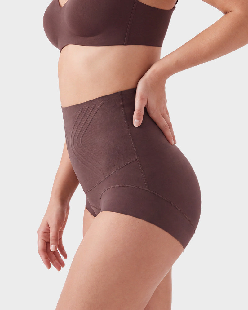 Liquid-Sculpt™ Tummy-Control Butt-Lift Briefs（5-Pack）