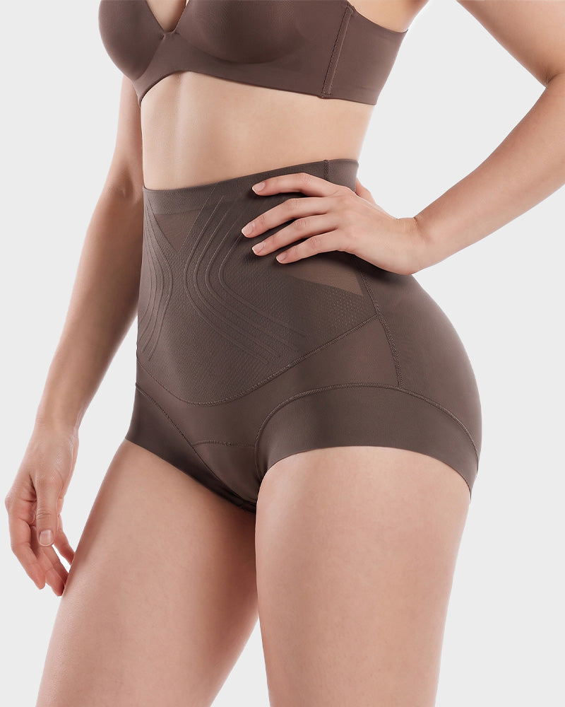 Liquid-Sculpt™ Tummy-Control Butt-Lift Briefs（5-Pack）